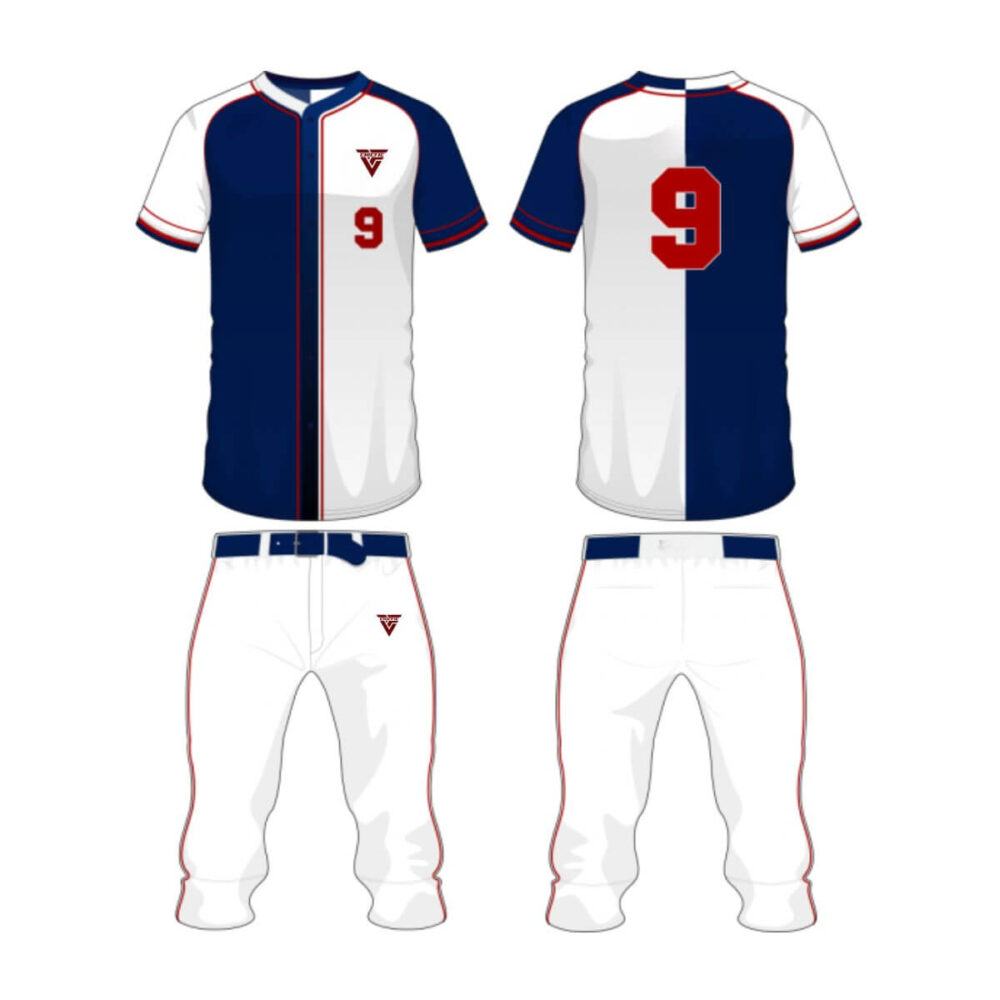 Custom sublimated baseball uniforms